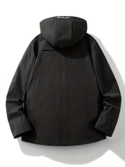 Men's Lightweight Windbreaker Hooded Jacket