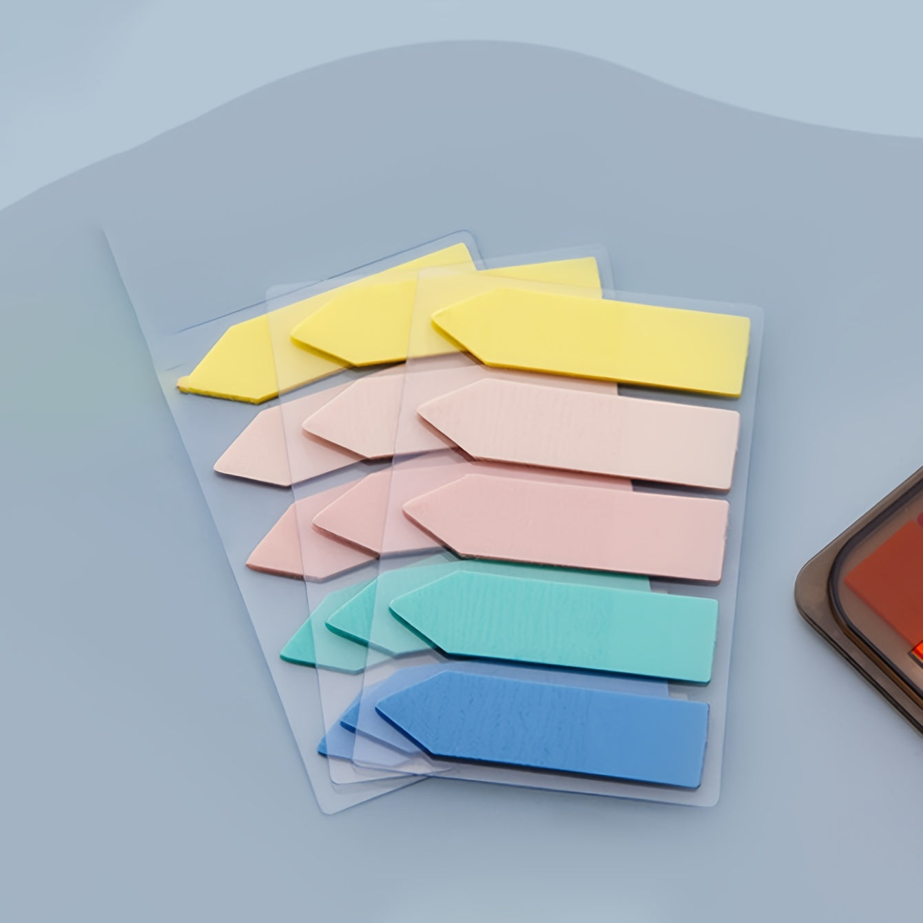 200pc Sticky Notes Index Label Stickers Transparent Marking Marker Stickers