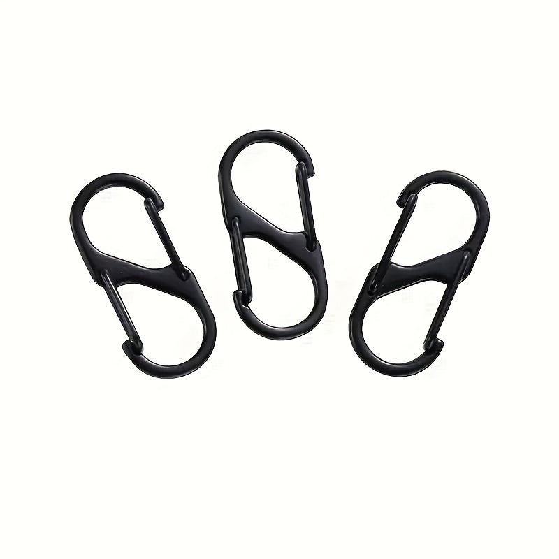 10pcs Durable 8 Shaped Carabiner Buckle for Outdoor Activities