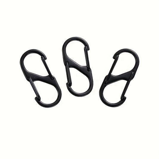 10pcs Durable 8 Shaped Carabiner Buckle for Outdoor Activities
