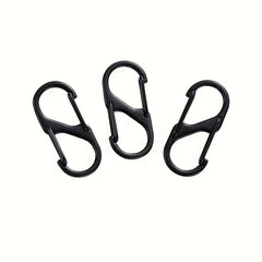 10pcs Durable 8 Shaped Carabiner Buckle for Outdoor Activities