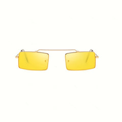 Y2K Top Bar Square Sunglasses UV400