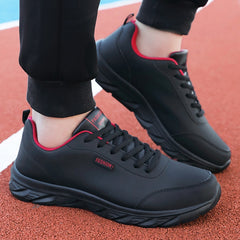 Men's Lace up Sneakers Casual Walking Shoes Easy to Clean