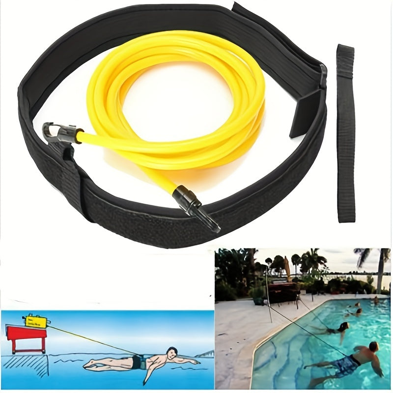 Swimming Trainer Set Elastic Belt & Mesh Bag