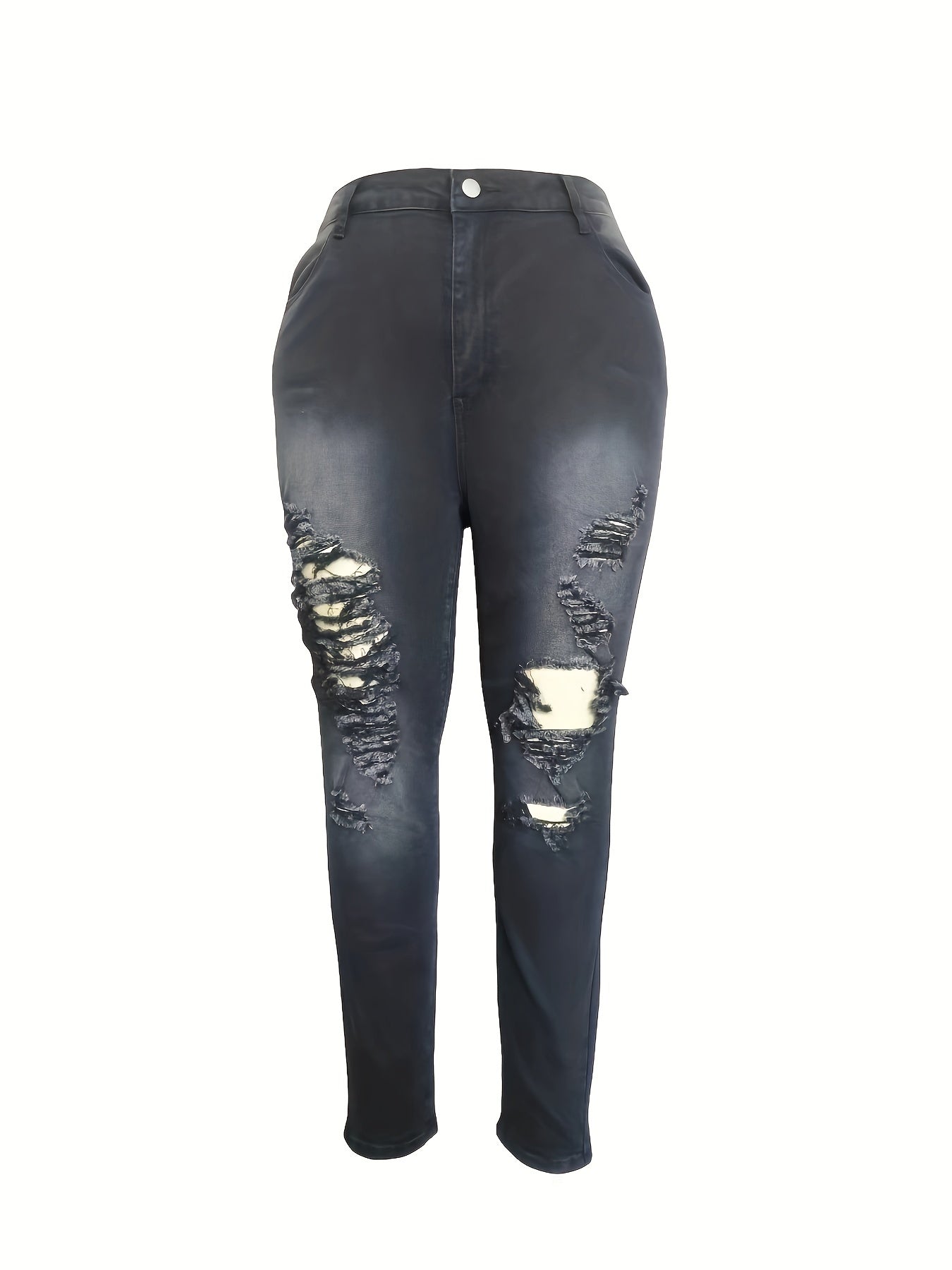  Ripped High Rise Skinny Jeans