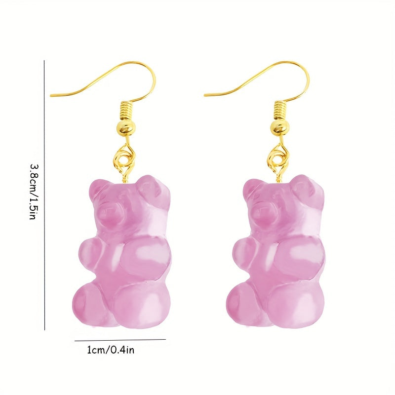 Resin Animal Earrings Fun Ear Jewelry