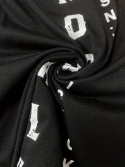  Women's Flag & Letter Print Fitness Pants