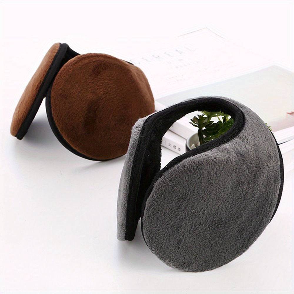 Men's Thickened Plush Earmuffs - Warm & Windproof Ear Protection