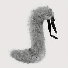 Adjustable Plush Beast Tail for Cosplay Party Props