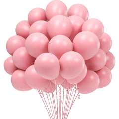 60pcs 12 Macaron Pink Balloons Light Pink Latex Balloons