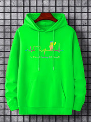 'Feeling Of Heart' Print Hoodie Hoodies For Men Men's Casual Pullover Hooded Swe