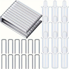 20pcs Blinds Repair Tool Set U Shaped Nails and Spring Loaded Blinds Pins