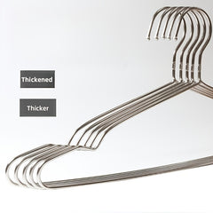 Set Of 10 304 Stainless Steel Hanger Solid Drying Hanger Coat Hangers