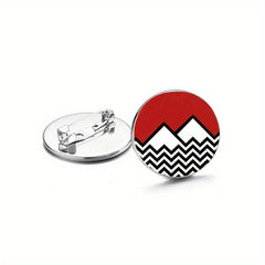 Twin Peaks Brooch Pins Dress Suit Hats Scarves Pants Jewelry