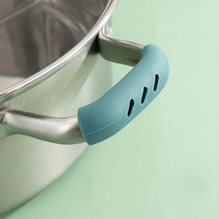 2Pcs Pan Handle Case Fadeless Skid Resistance Kitchen Gadgets