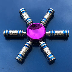 Zinc Alloy Fidget Spinner Golden Red Hand Gyroscope
