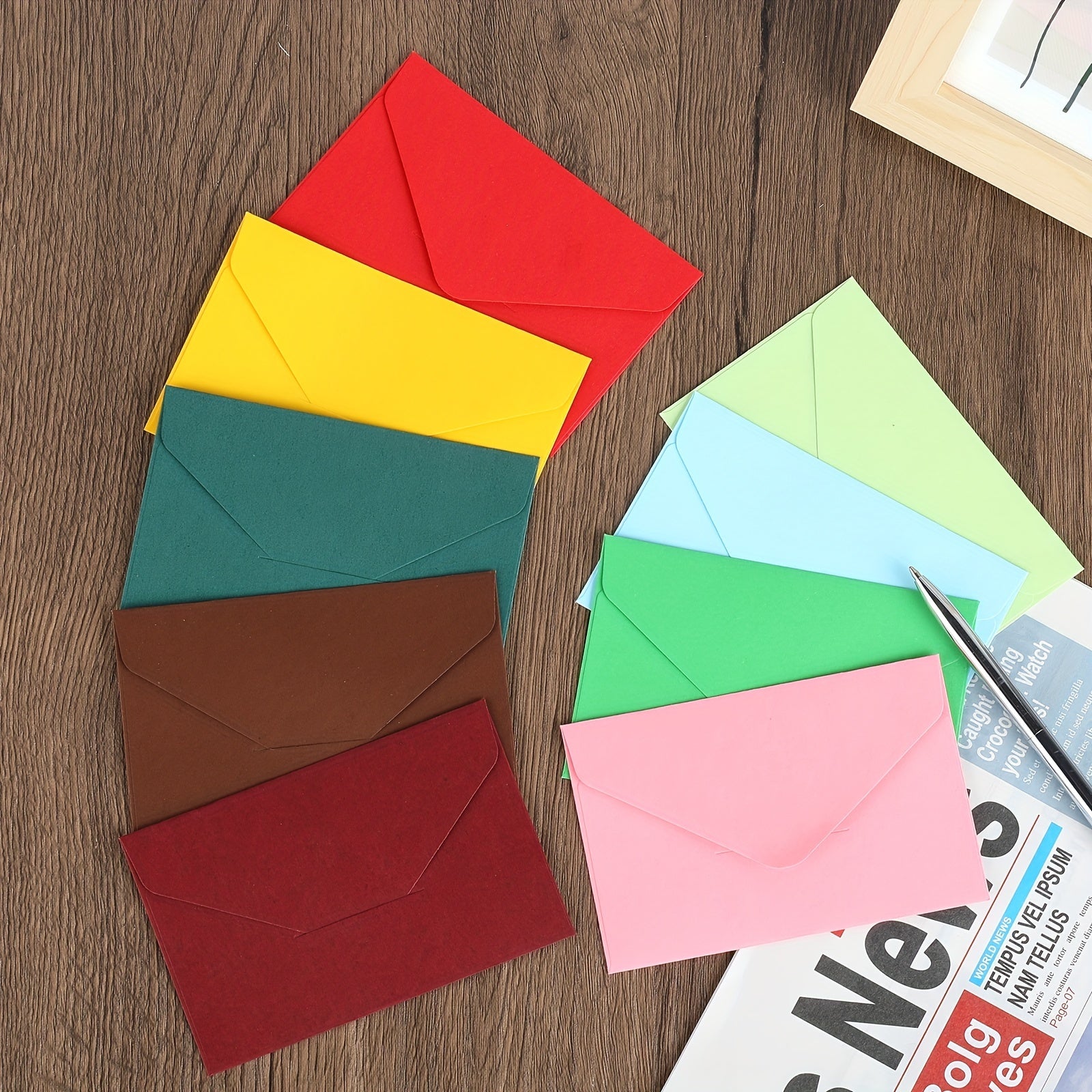 50pcs 10 5 5 Mini Insert Small Envelope Random