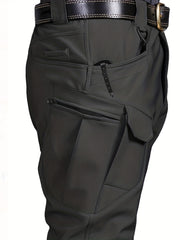 Men's Fleece Thermal Tactical Pants Waterproof Military Outdoor Pants