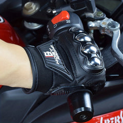 Durable Breathable Motorcycle Gloves Touchscreen Compatible