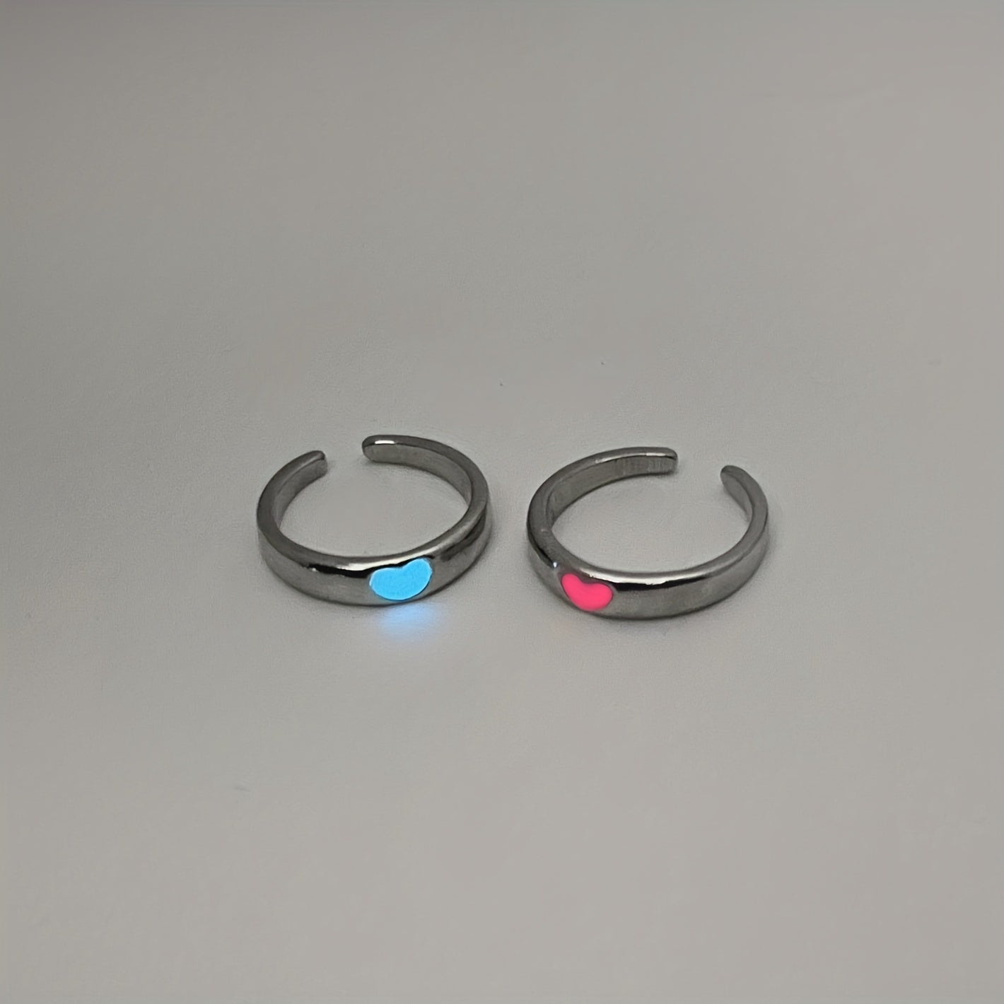 Luminous Ring Live Mouth Adjustable Unisex Ring