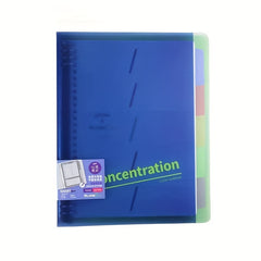 B5 Loose leaf Spiral Notebook with Divider Bag Labels