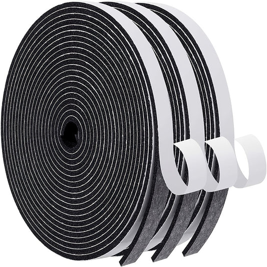 Door Weather Stripping 1/2"X1/8" Window Door Seal Strip 50ft
