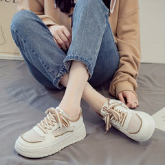 Women's Breathable Mesh Sneakers Casual Lace Up Outdoor Shoes