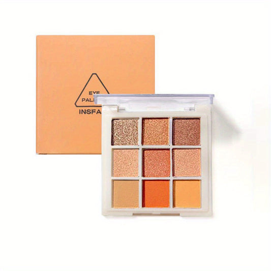 Matte 9 Eyeshadow Palette Nude Makeup Palette for Stage & Parties