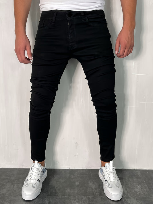 Raw Trim Denim Shorts Mens Casual Mid Stretch Denim Shorts