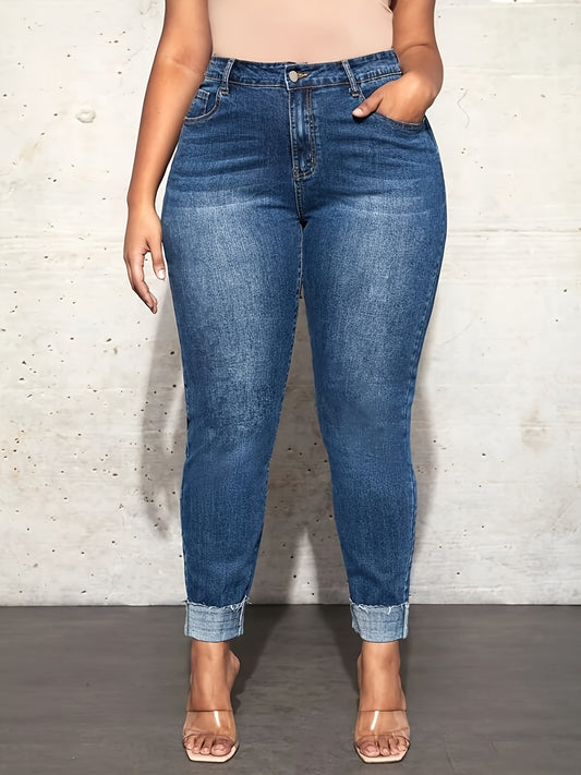  High Rise Skinny Jeans Women's High Stretch Denim Pants