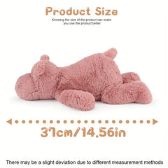 Soft Pink Hippopotamus Plush Toy Gift Room Decoration