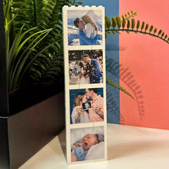 Personalized Building Blocks Puzzle - Custom Gift for Him