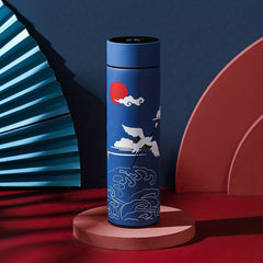 Chinese Style Thermal Water Bottle Smart Insulated Cup