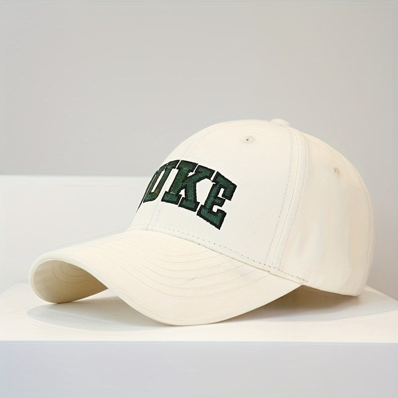 Mens Baseball Caps Adjustable Sunshade Alphabet Peaked Cap