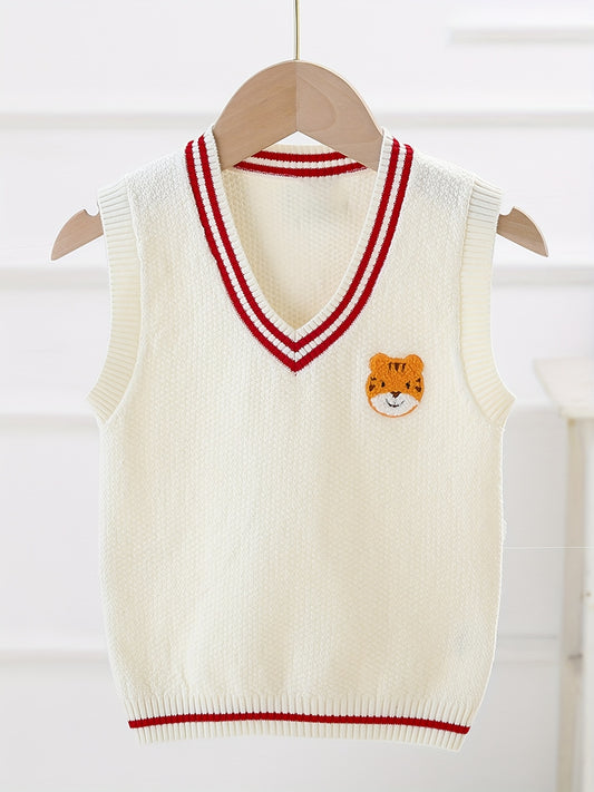 Toddler Boys Cartoon Knitted Sweater Pullover