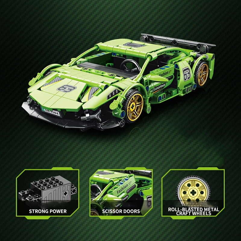 6020 Edition Supercar DIY Mechanical Assembly Kit