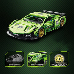 6020 Edition Supercar DIY Mechanical Assembly Kit