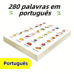 Kids Portuguese Vocabulary Stickers - Colorful Illustrations - Fun Learning