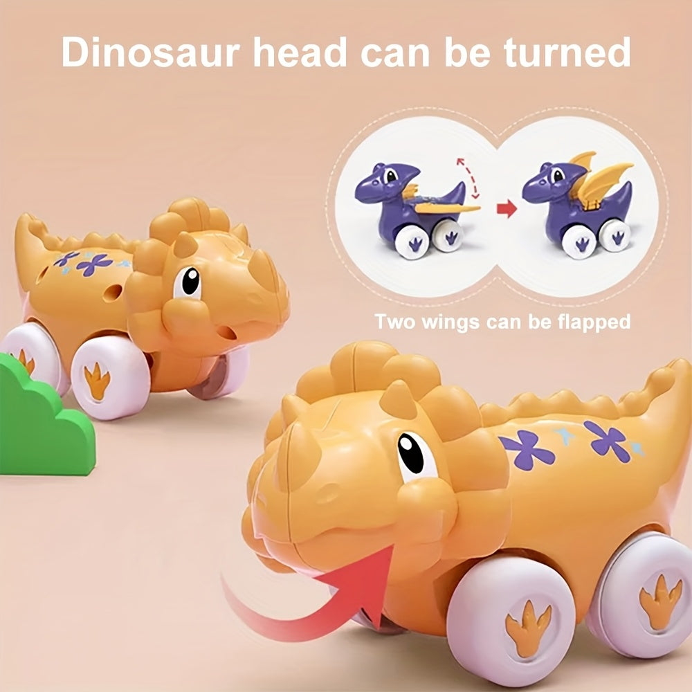 6 Pcs Dinosaur Car Toys Set