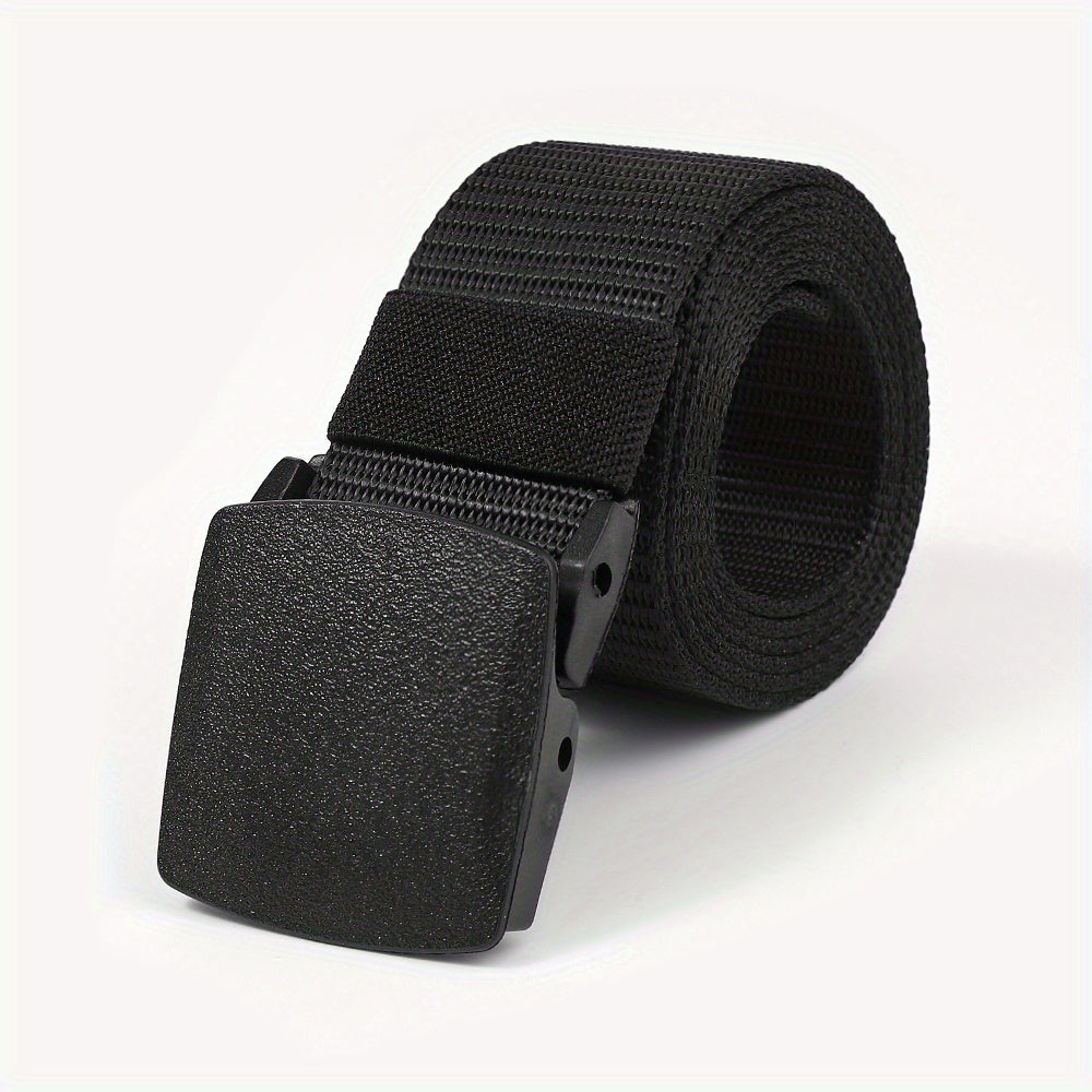 1pc Durable Nylon Belt for Men DIY Cutting Military Tactical Non Metal Belt