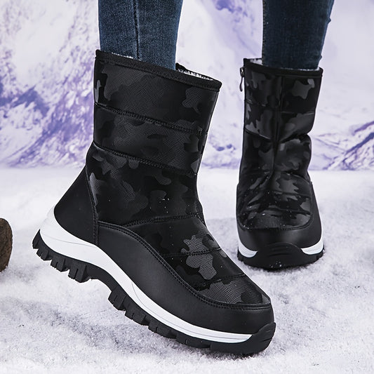 Women's Non-Slip Snow Boots Warm Camping Hiking Boots