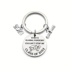Graduation Season Stainless Steel Keychain For Boys And Girls