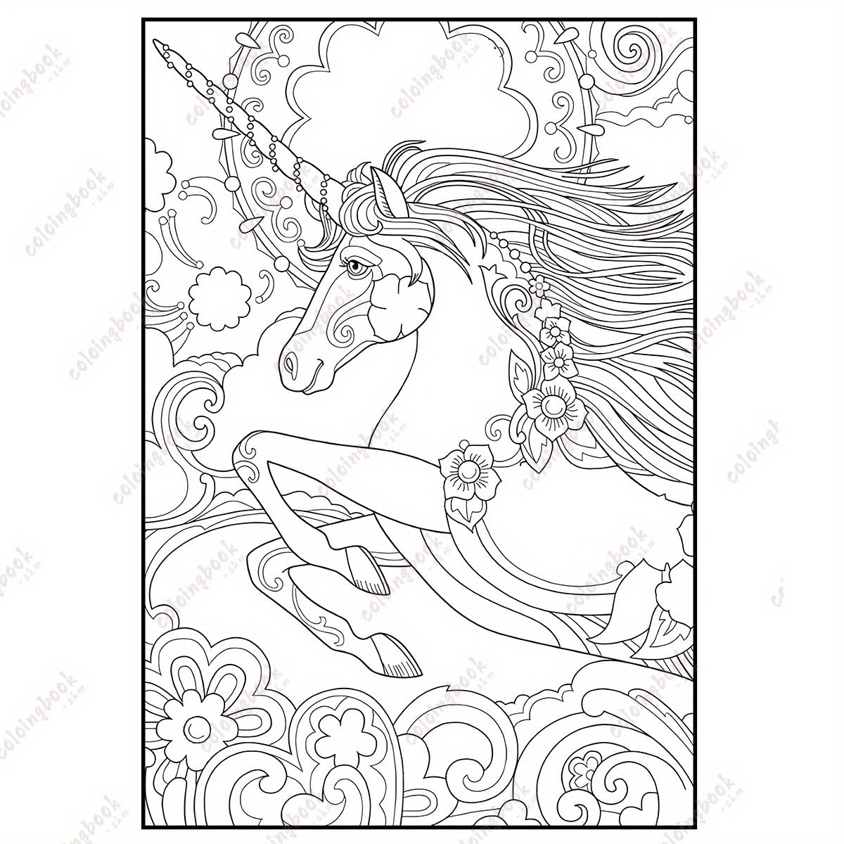 Minimalist Animal Art Coloring Book