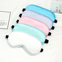 Soft Blackout Eye Mask with Strap for Travel Rest Nap