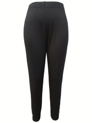  Solid Faux Pearl High Rise Fitness Leggings