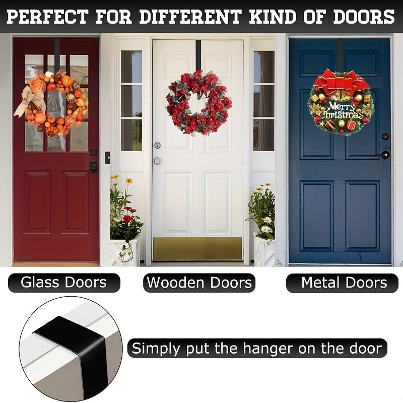 15 24 Cm Christmas Door Wreath Hook Holiday Iron Hook 1pc