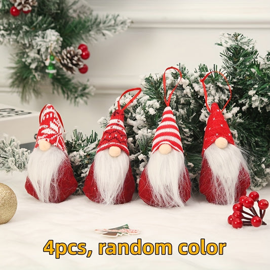 Christmas Doll Pendant Santa Claus Figure Christmas Tree Party Gift