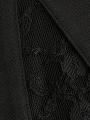  Women's Lace Button Fly Flare Leg Trousers