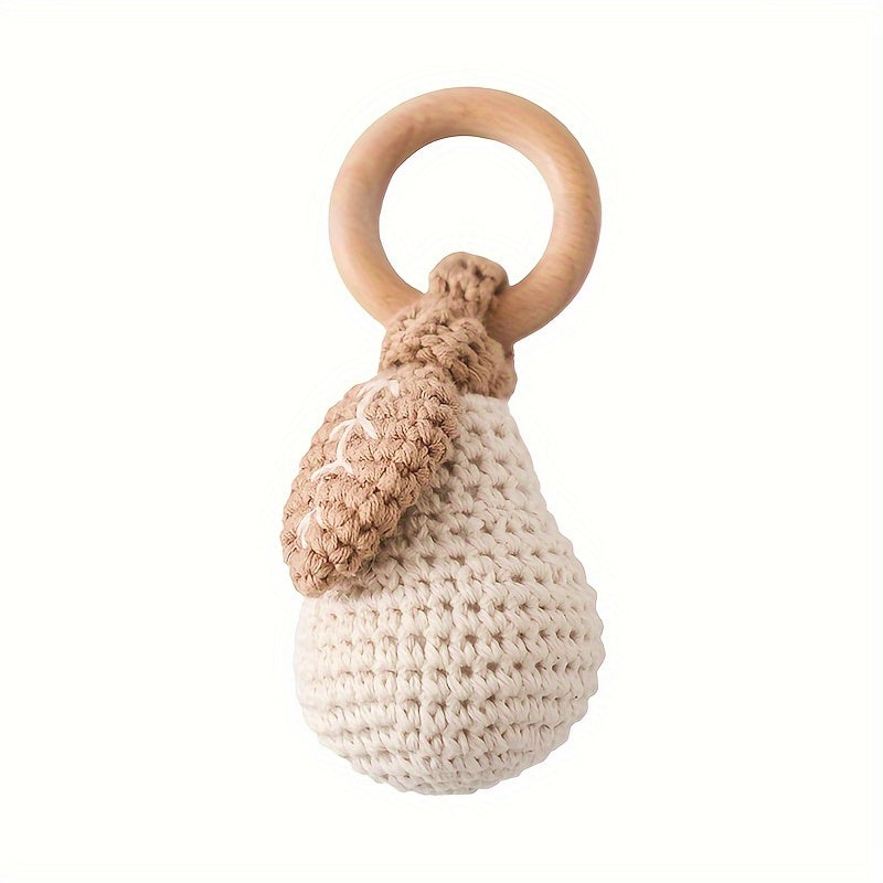 Fruit Crochet Rattle Bell Toy for Babies