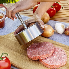 Stainless Steel Burger Patty Press Cheeseburger Press Hamburger Patty Maker Mold